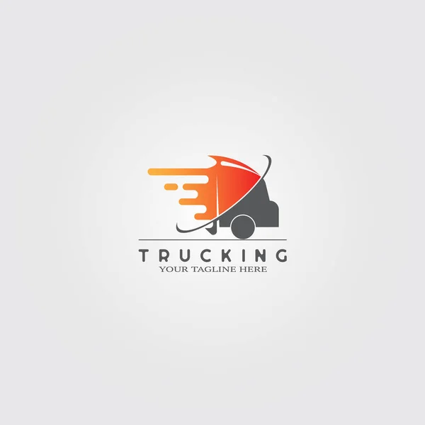 Taşımacılık Ulaşım Logosu, iş kurumları için vektör logosu, mal teslimatı, lojistik, element, illüstrasyon.