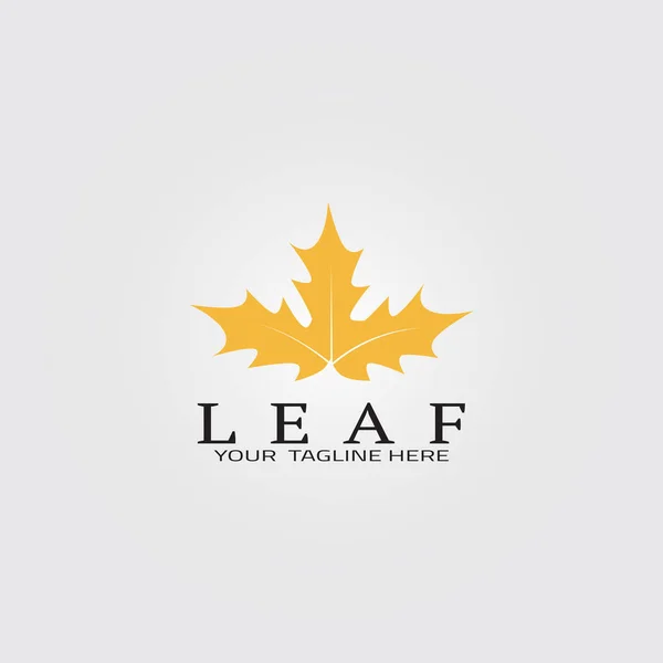 Doğal logo şablonu, iş dünyası için vektör logosu, yaprak simgesi, spa, güzellik salonu, lüks, element, illüstrasyon.