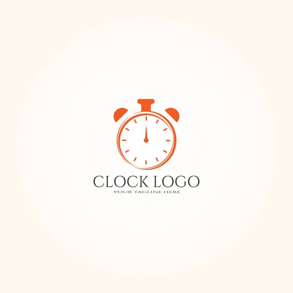Modelo Logotipo Relógio Moderno Logotipo Vetor Para Empresa Corporativa Ícone — Vetor de Stock