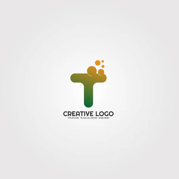 Creative Logo Template Vector Logo Τεχνολογία Για Επιχειρήσεις Concept Design — Διανυσματικό Αρχείο