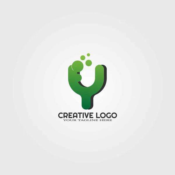 Шаблон Креативного Логотипу Векторна Технологія Логотипу Корпоративного Бізнесу Концептуальний Дизайн — стоковий вектор