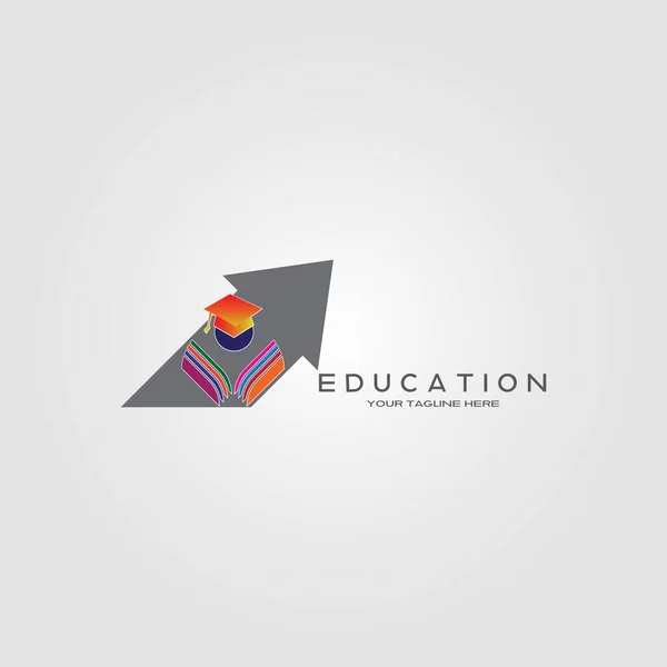 Education Logo Template Vector Logo International School Identity Global School — Stock Vector
