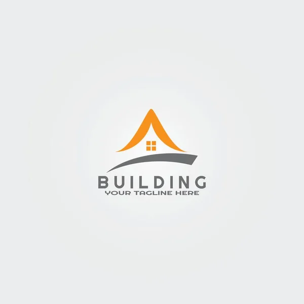 Сучасний Шаблон Логотипу Будівлі Векторний Логотип Корпорації Іконка Архітектора Або Ліцензійні Стокові Ілюстрації