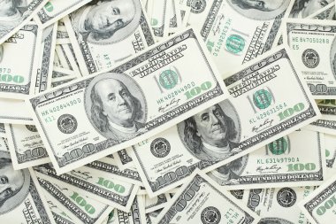 Paralı arka plan Amerikan 100 dolarlık banknotlar