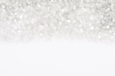 yumuşak ışık gümüş arka plan - yatay