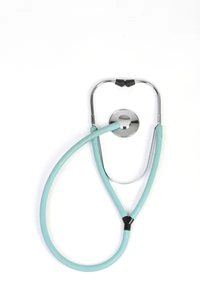 Médecins stéthoscope sur fond blanc — Photo