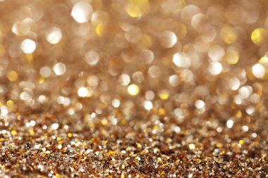 Gümüş ve altın arka plan yumuşak ışıklar