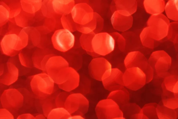 Rotes abstraktes Bokeh - perfekter weihnachtlicher Hintergrund — Stockfoto