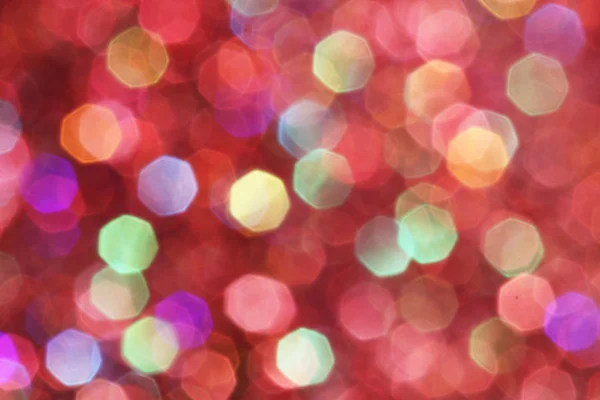 Red, pink, white, yellow and turquoise soft lights abstract background — Stock Photo, Image