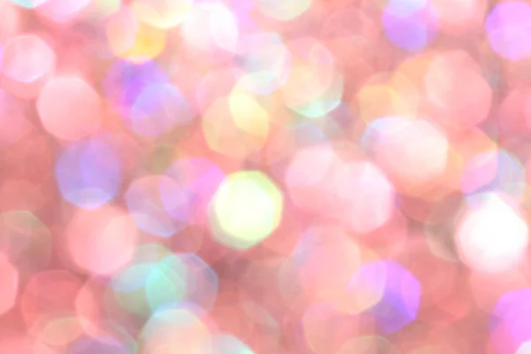 Red, pink, white, yellow and turquoise soft lights abstract background — Stock Photo, Image