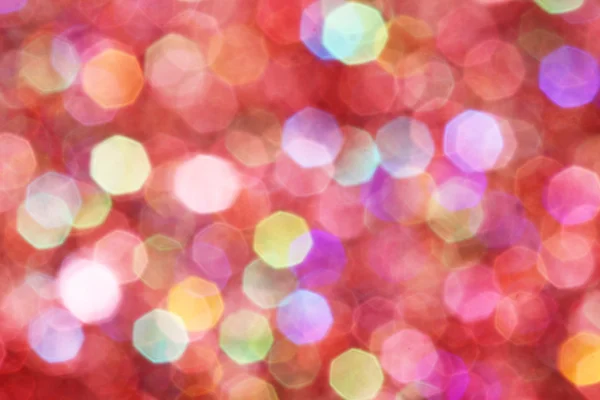 Red, pink, white, yellow and turquoise soft lights abstract background — Stock Photo, Image