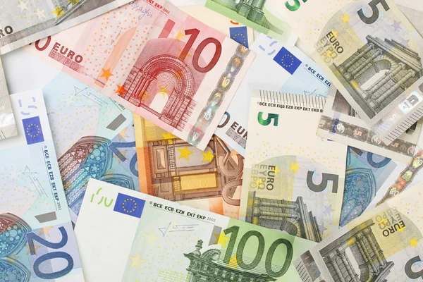 Euro banknotes - background — Stock Photo, Image