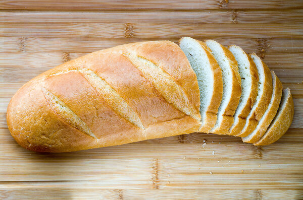 Sliced long loaf