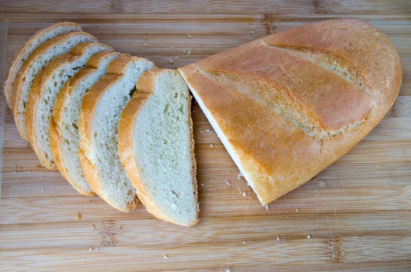 Pane lungo affettato — Foto Stock