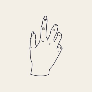 Simya 'nın gizemli mistik sihirli tılsım çizgisi simgesi. Ruhsal okültizm objesi. Liine geometrik rozeti.