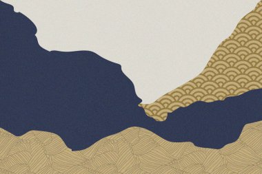 Geleneksel desenli Japonca arkaplan. 