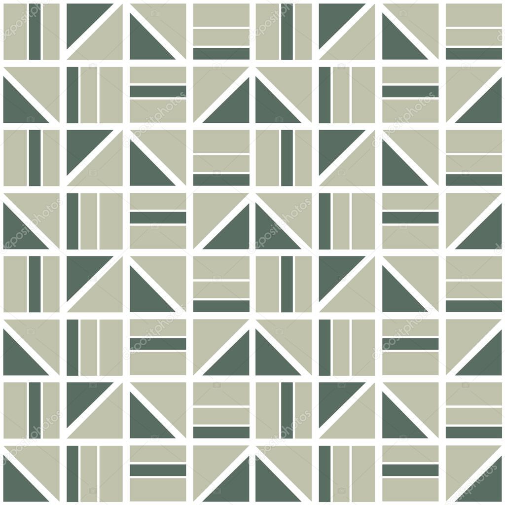 Geometry seamless pattern. Vector illustration.