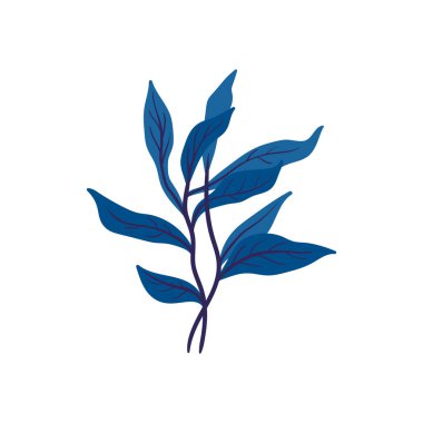 Çiçek elementleri. Çiçek ve yeşil yapraklar. Modern trend Matisse minimal tarzı. Çiçek posteri, davet. Tebrik kartı veya davet tasarımı için vektör düzenlemeleri