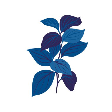 Çiçek elementleri. Çiçek ve yeşil yapraklar. Modern trend Matisse minimal tarzı. Çiçek posteri, davet. Tebrik kartı veya davet tasarımı için vektör düzenlemeleri