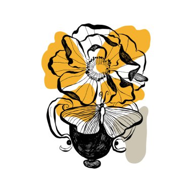 Modern abstract women. Minimalism concept. Female body, fashion. Matisse style. . Contemporary silhouette of woman. Hand drawn trendy vector posters, illustrations for print.