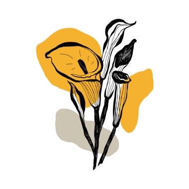 Modern abstract women. Minimalism concept. Female body, fashion. Matisse style. . Contemporary silhouette of woman. Hand drawn trendy vector posters, illustrations for print.