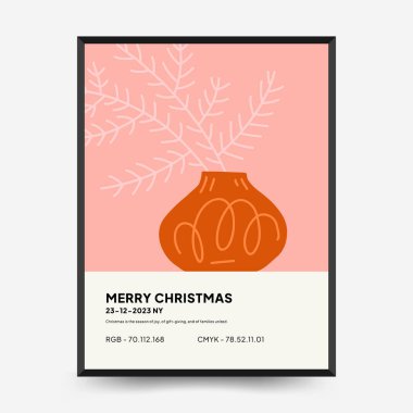 Merry Christmas and Happy New Year backgrounds, greeting cards, posters, holiday covers. Xmas festive templates