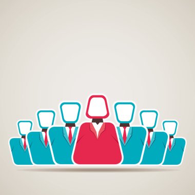 Leadership concept vector