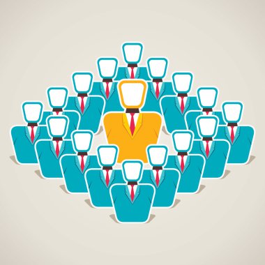 İşadamları takım discus proje stok vector hakkında