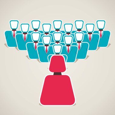 Leadership concept stock vector