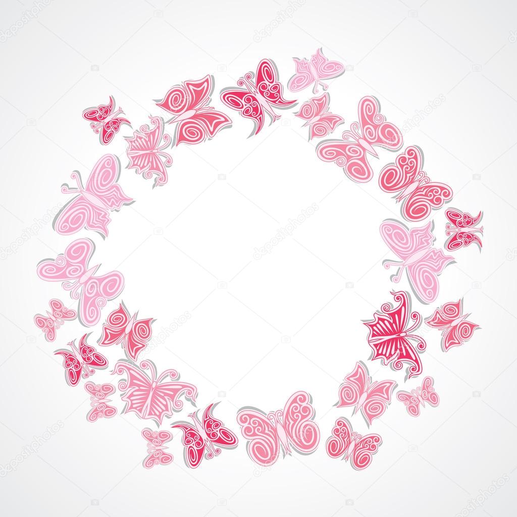 Free Free Butterfly Circle Svg 630 SVG PNG EPS DXF File
