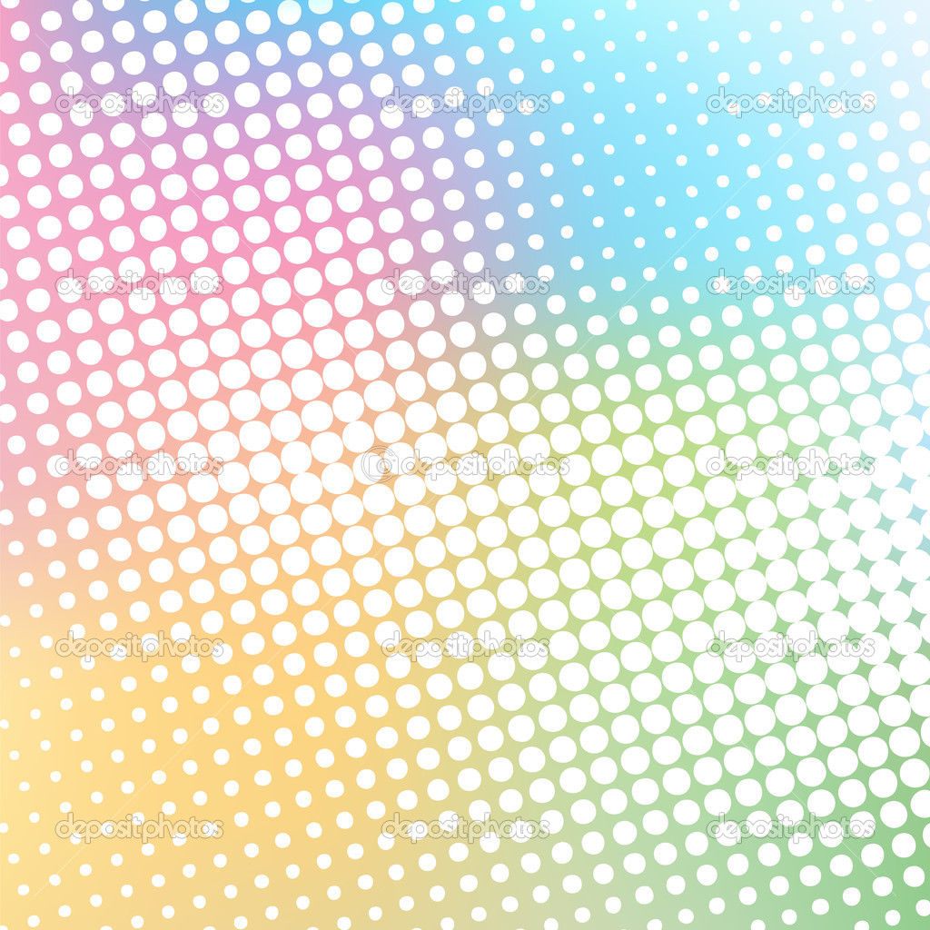 Colorful halftone background vector