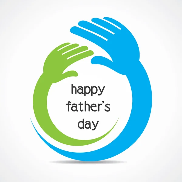 Šťastný otec den pojem vektor — Stockový vektor