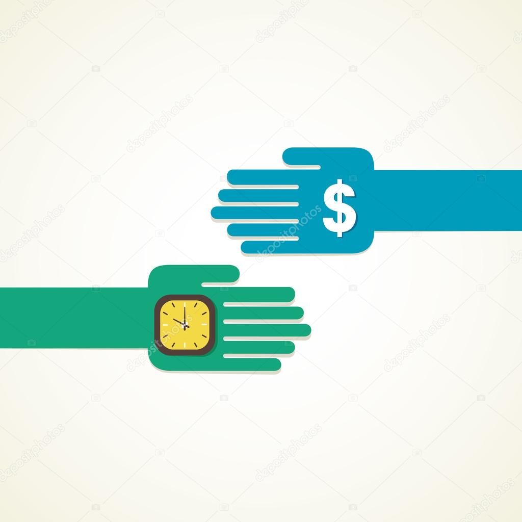 Exchange time and money vector