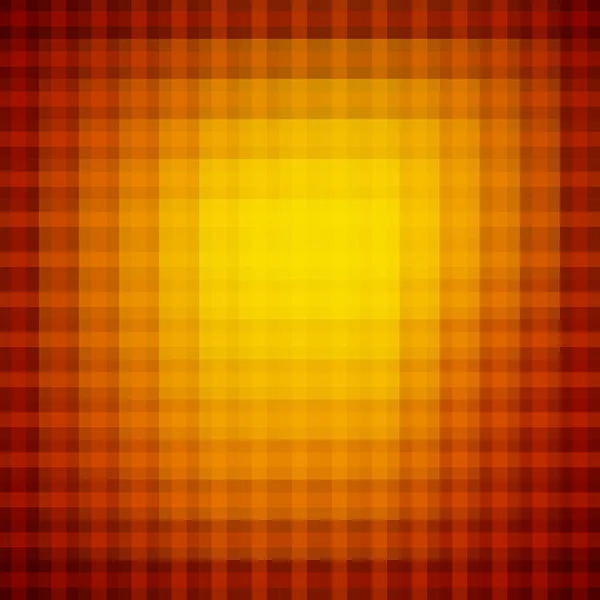 Kreativa ränder mönster i gult orange bakgrund vektor — Stock vektor