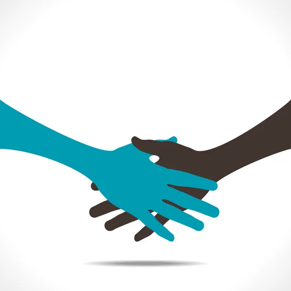 Handshake vector de fondo — Vector de stock