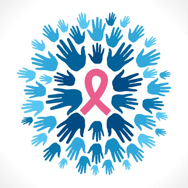 vektör arka plan, destek ve AIDS konusunda bilinci