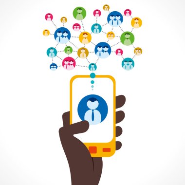 sosyal medya ağı bağlamak insanlar internet üzerinden