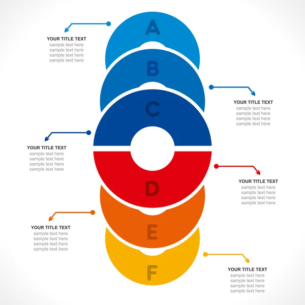 Info-gráficos fondo de diseño — Vector de stock