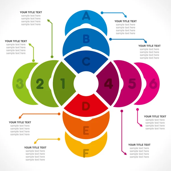 Business info-grafica di sfondo di progettazione — Vettoriale Stock