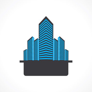 yaratıcı ofis binası simgesi