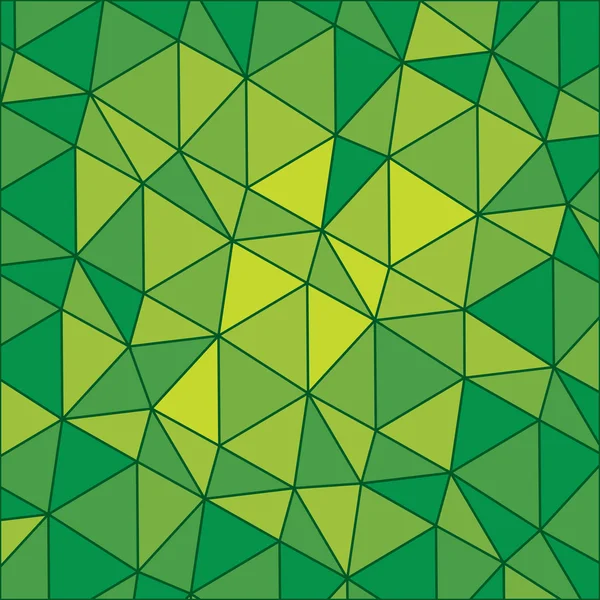 Fondo de textura de patrón triangular verde creativo — Vector de stock