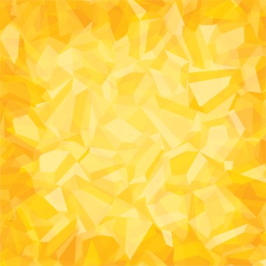 Creative random  triangular pattern yellow background clipart