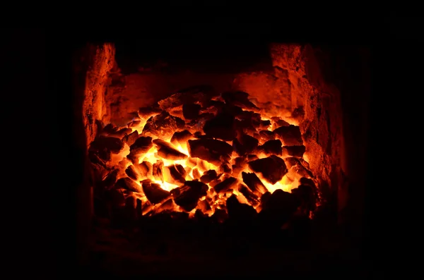 stock image burning coals