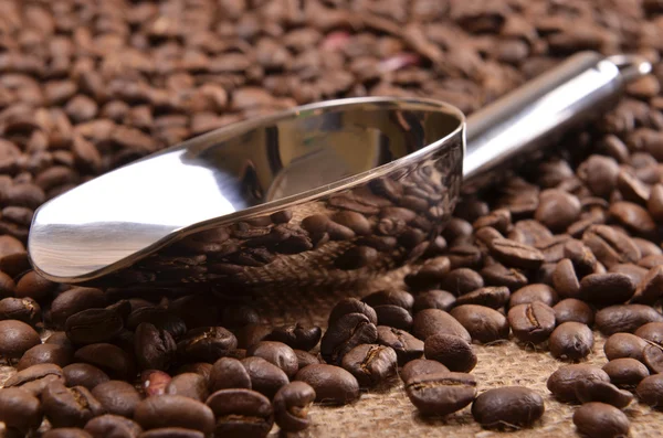 Coffee and scoop — Stock Photo, Image