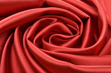 kırmızı saten kumaş