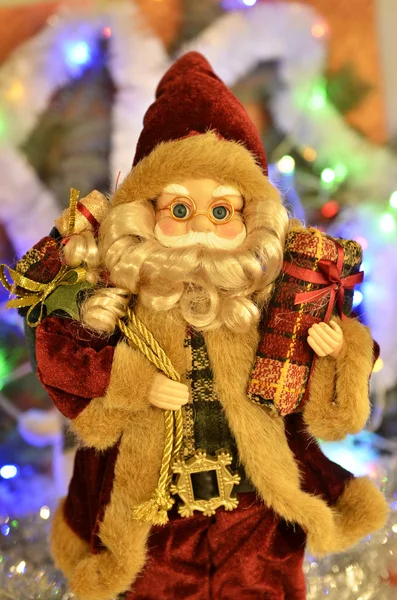 Święty Mikołaj z darami — Zdjęcie stockowe