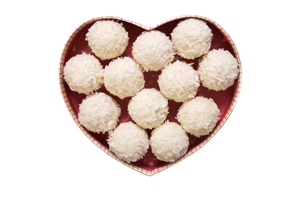 Heart shaped candies — Stock Photo, Image