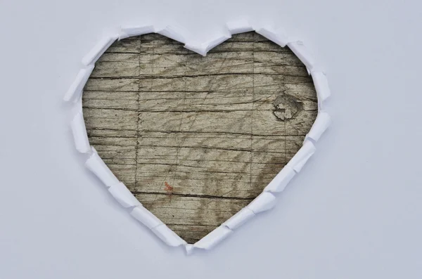 Wooden heart — Stock Photo, Image