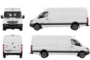 White Van clipart