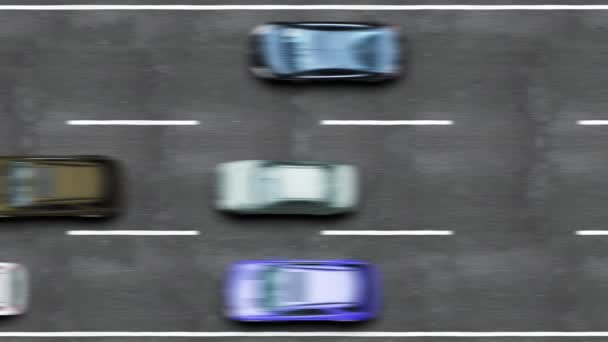 Trafic routier sur une autoroute 